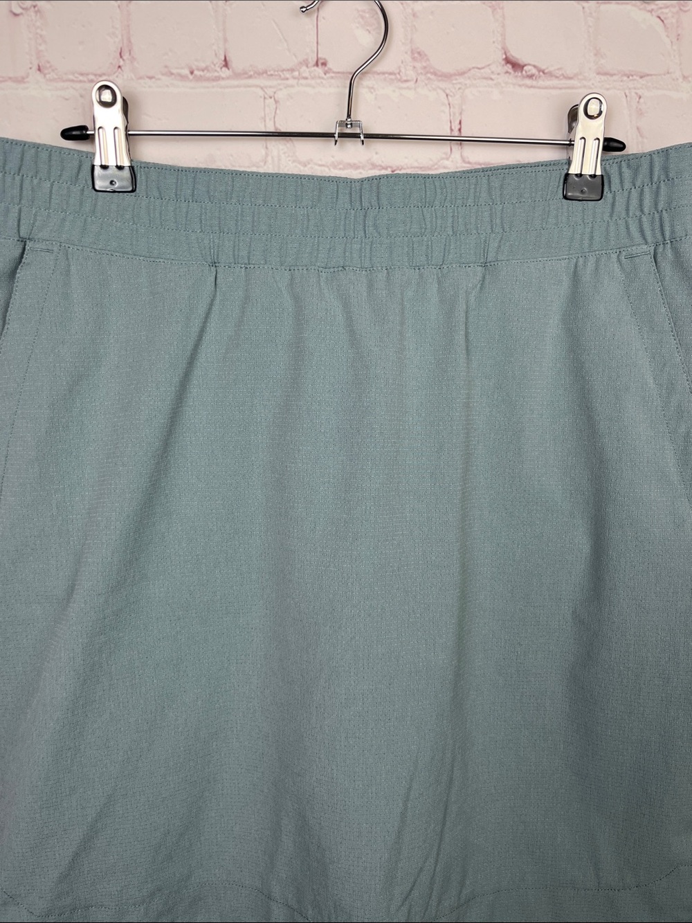 Duluth Trading Co Light Teal Stretch Skort - Picture 4 of 11